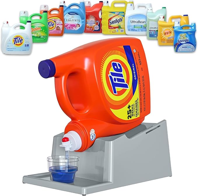 Skywin TidyFriend No-Spill Liquid Laundry Detergent Dispenser Holder, Laundry by Skywin