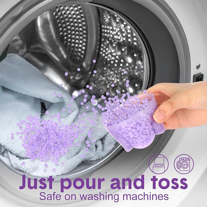 8 Pack in Wash Scent Booster Beads 73.6 oz Laundry Boosters Laundry Room Beads - Image 5