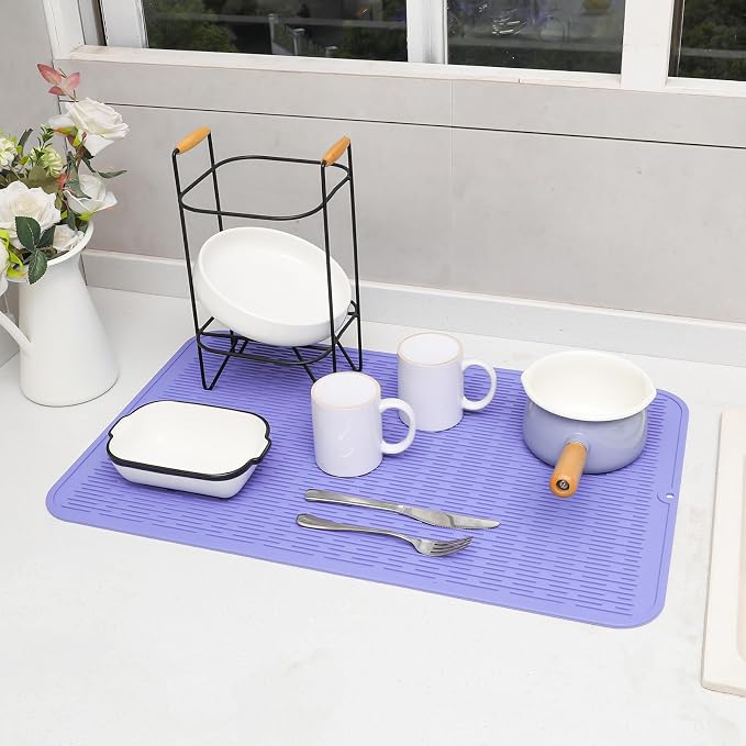 Silicone Dish Drying Mat for Multiple Usage, Easy clean, Eco-friendly, - Image 5