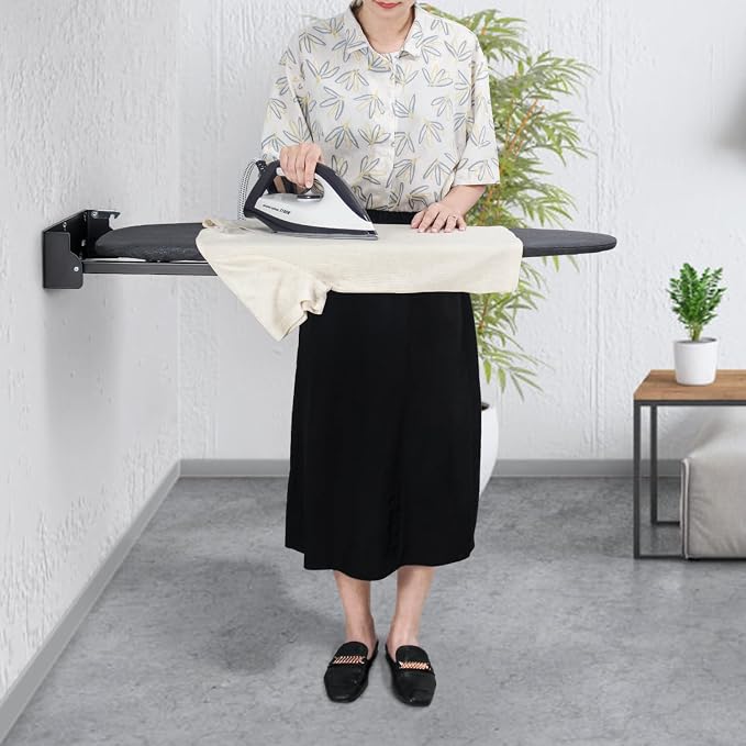 Duwee 12"×36" Wall Mounted Ironing Board, Folding Ironing Board Cabinet - Image 7