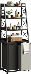 Laundry Basket, 2 Section Laundry Hamper by Herture
