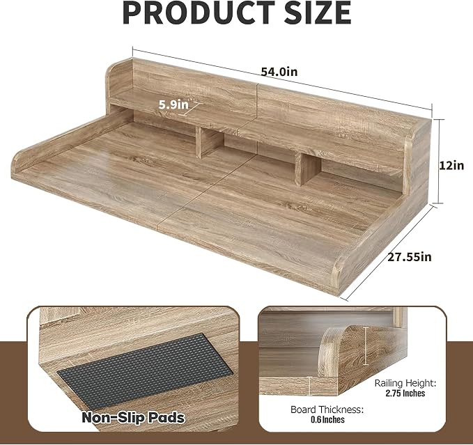 Washer Dryer Countertop with Non-Slip Pads&Edge Guard–Laundry Countertop Over - Image 2