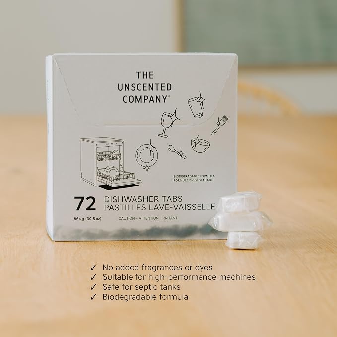 The Unscented Company Dishwasher Tabs, 30 Tabs, 12.7 oz - Image 4