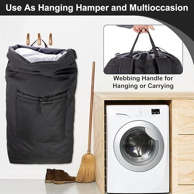 Laundry Bag Backpack, Laundry Bag - Image 4