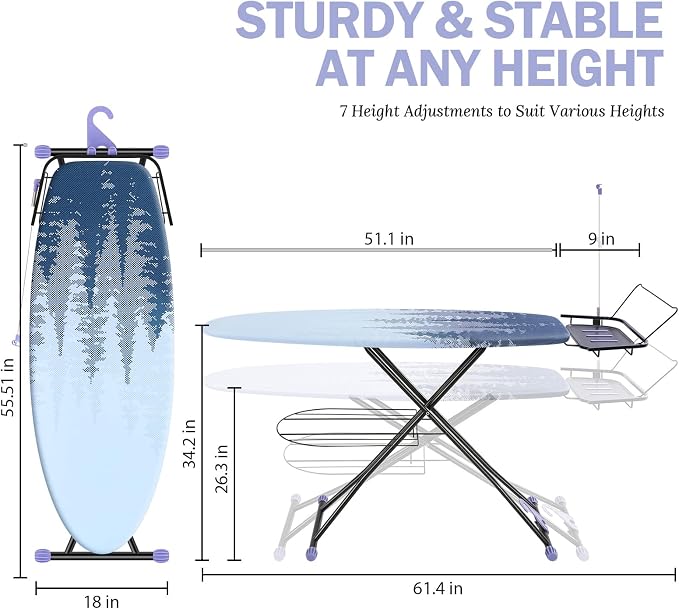 APEXCHASER Ironing Board Full Size - Image 2