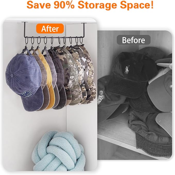 Hat Rack Wall Cap Organizer - Image 4