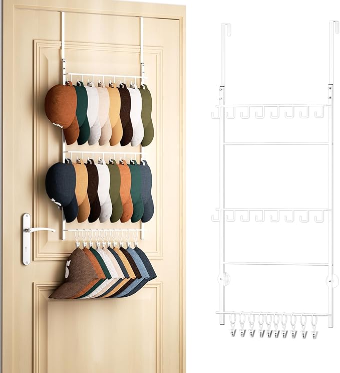 HapiRm Over Door Hat Rack by HapiRm