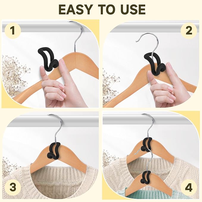 Clothes Hanger Connector Hooks, Space Saver Mini Cascading Hangers - Image 8