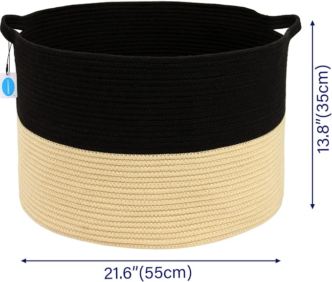Casaphoria XXL Cotton Rope Woven Laundry Basket - Image 4