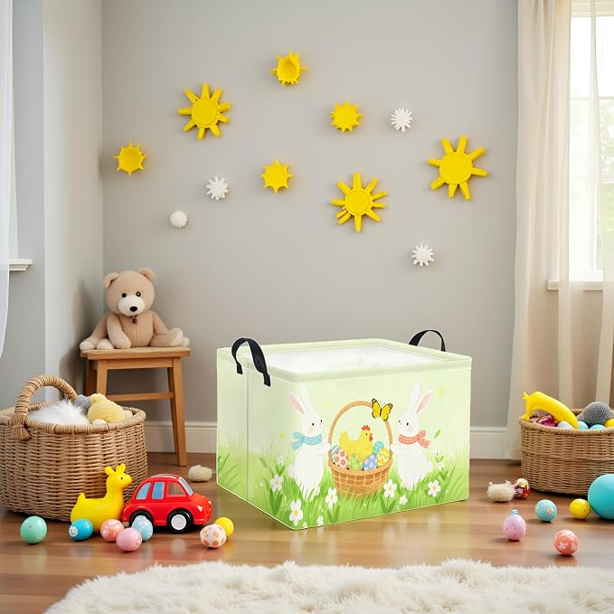 HIYAGON Rectangular Easter Basket - Image 3