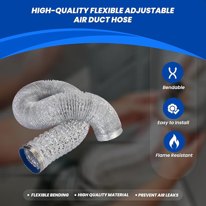 Dryer Vent Hose 4 Inch x 25FT - Image 3