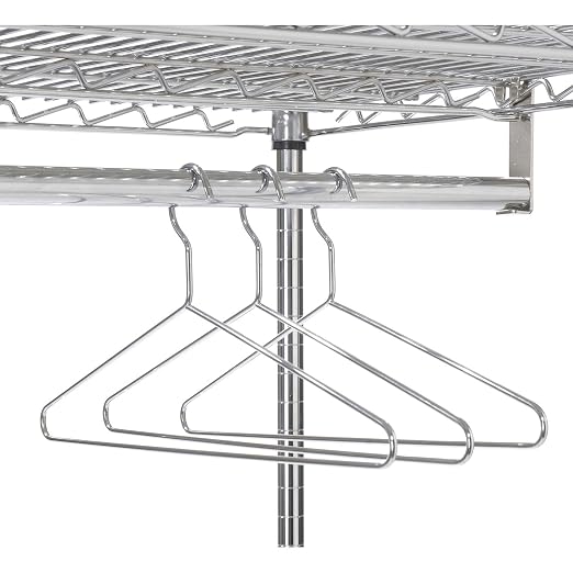 Nexel Coat Rack Rod Kit, Chrome Finish - Image 4