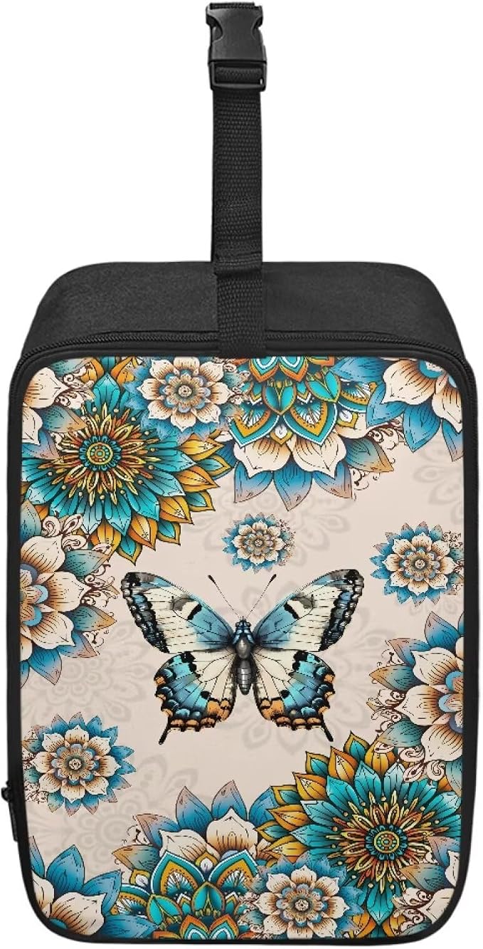 Portable Steamer Iron Storage Bag Boho Butterfly Lightweight Travel Organizer by YUVAMAGIMO