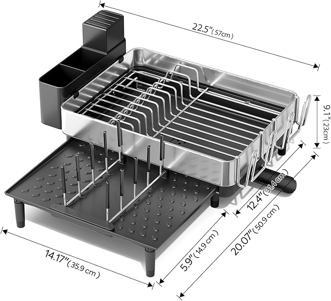 Dish Drying Rack for Kitchen Counter - Image 2