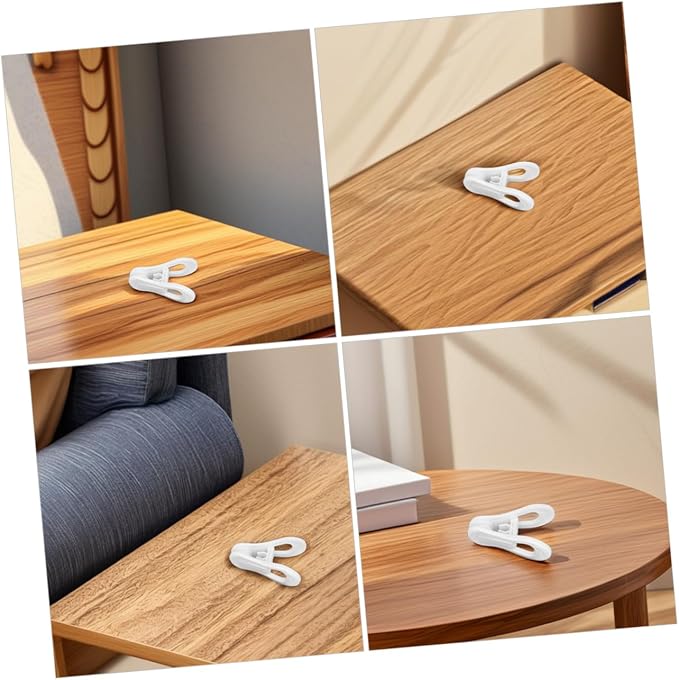 Laundry Hooks 30 Pcs Windproof Hangers Plastic Clothespin Clips Strong Pinch - Image 7