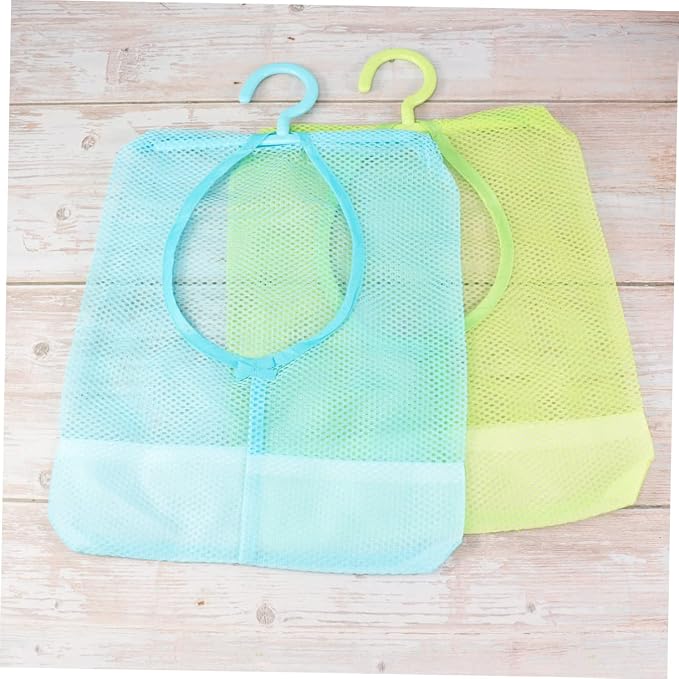 2Pcs Mesh Clothesline Bag Versatile Hanging Storage Organizer - Image 9