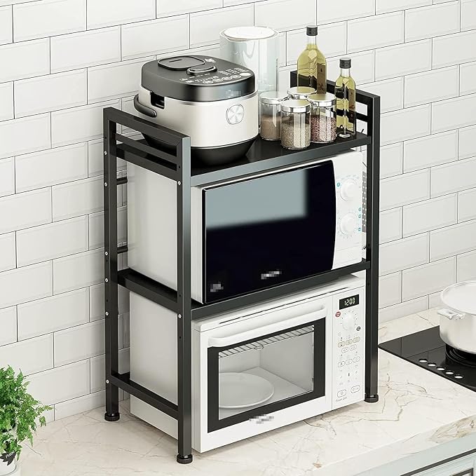 DOLALIKE Expandable Microwave Rack, Countertop Kitchen Utensils Tableware - Image 7