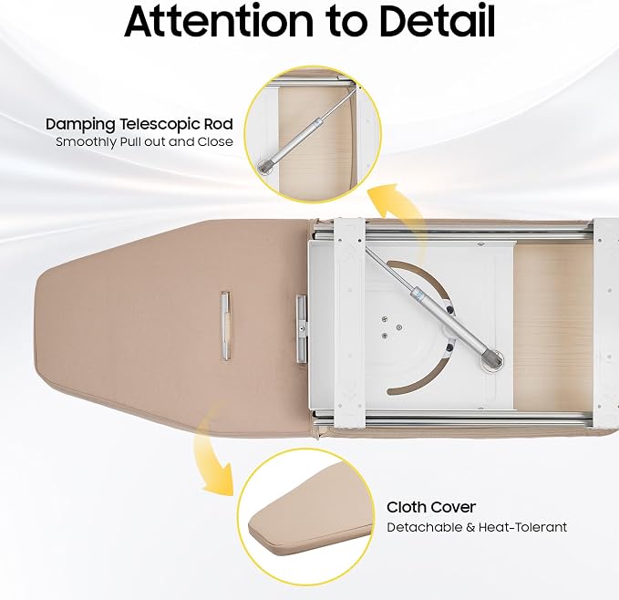 Hiding Ironing Board, Foldable Ironing Station - Image 9