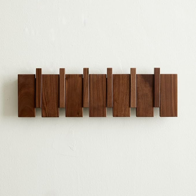 Wood Coat Rack Wall Mount, Coat Hooks Hanger Wall Mounted, Heavy Duty Wall Coat by WelcometoQuellance