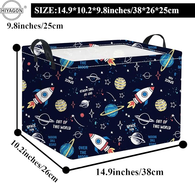 HIYAGON Rectangular Space Basket - Image 6