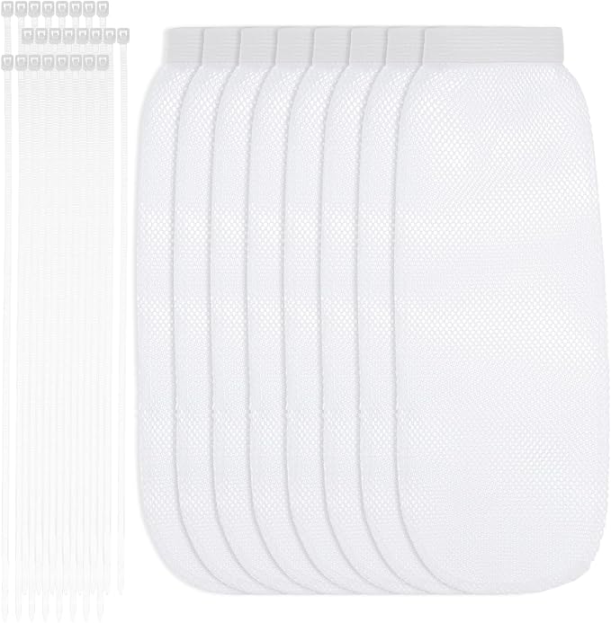 32Pcs Sturdy Lint Traps for Washing Machine Hose, Includes 8 Nylon Washer Hose by Unknown