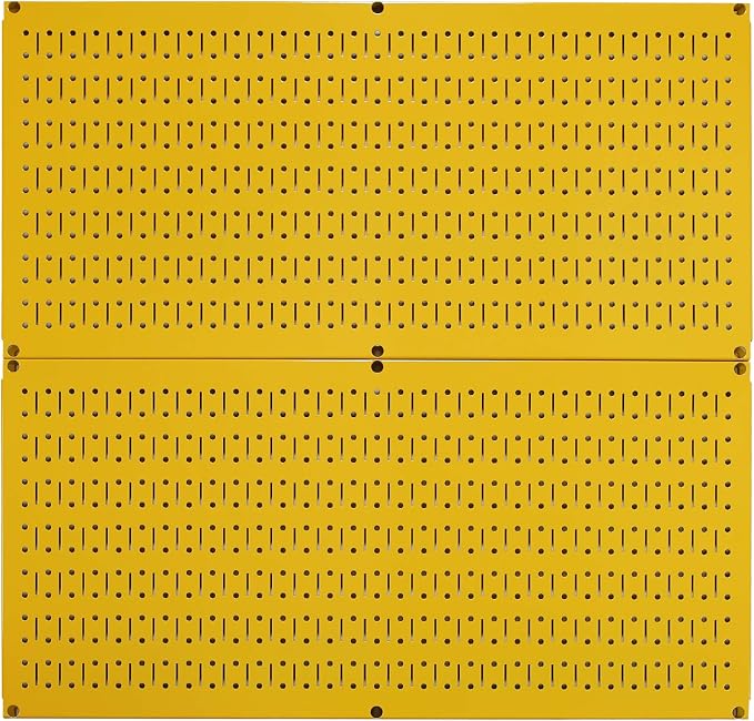 Wall Control Pegboard Rack Horizontal Metal Pegboard Garage Tool Storage Pack by Wall+Control