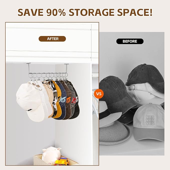 Hat Rack Wall Cap Organizer - Image 5