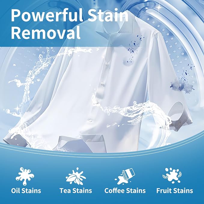 YUCO Laundry Detergent Sheets 80 Loads, Eco Friendly Laundry Soap Washer Sheets - Image 6