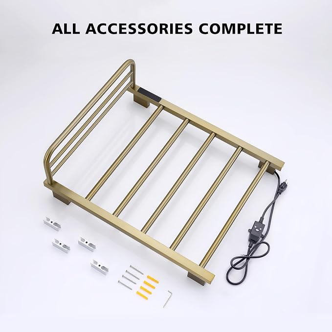 Heated Towel Racks for Bathroom, Hot Towel Warmer 5 Bars - Image 9