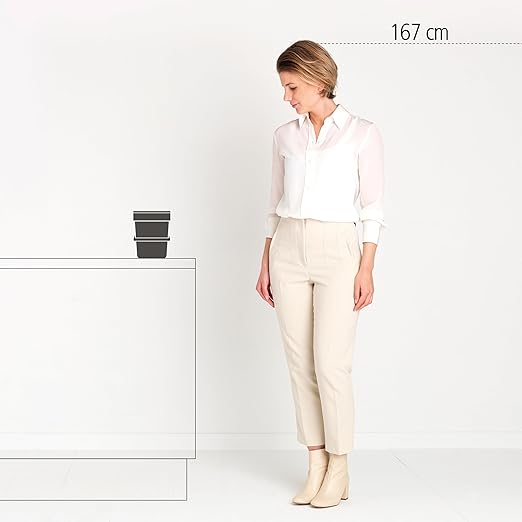 Brabantia Sort & Go Kitchen Countertop Food Scraps Compost Bin | XS / 0.8 Gal / - Image 3