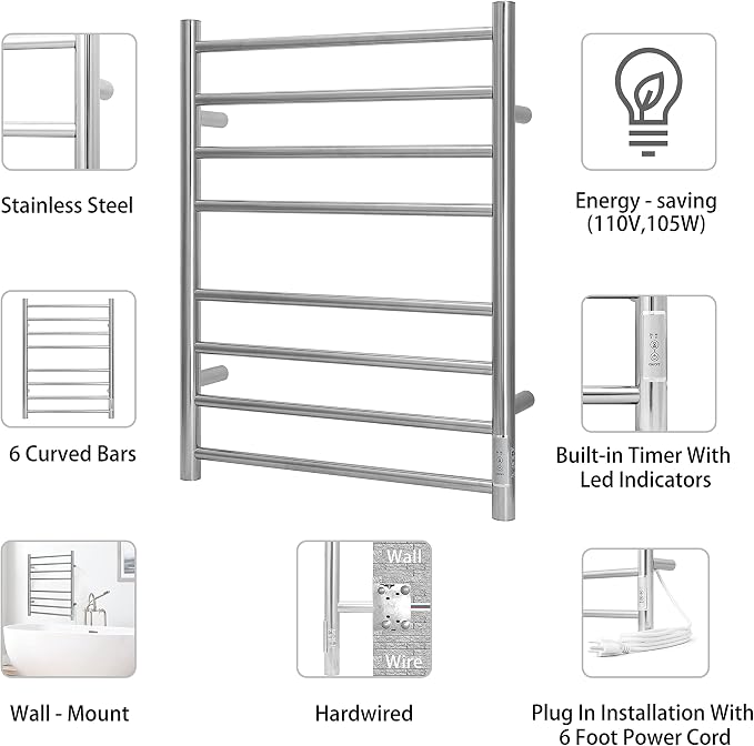 KEG Towel Warmer Wall Mounted - Image 4