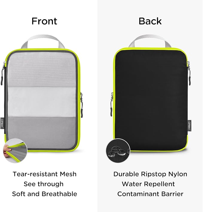 Cipway Compression Packing Cubes, See Through Mesh Luggage Organizer Bags - Image 3