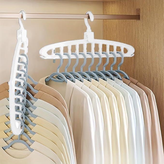 Closet Organizer Hangers – Space Saving Bar, Garment Holder | Multi-Hole - Image 5