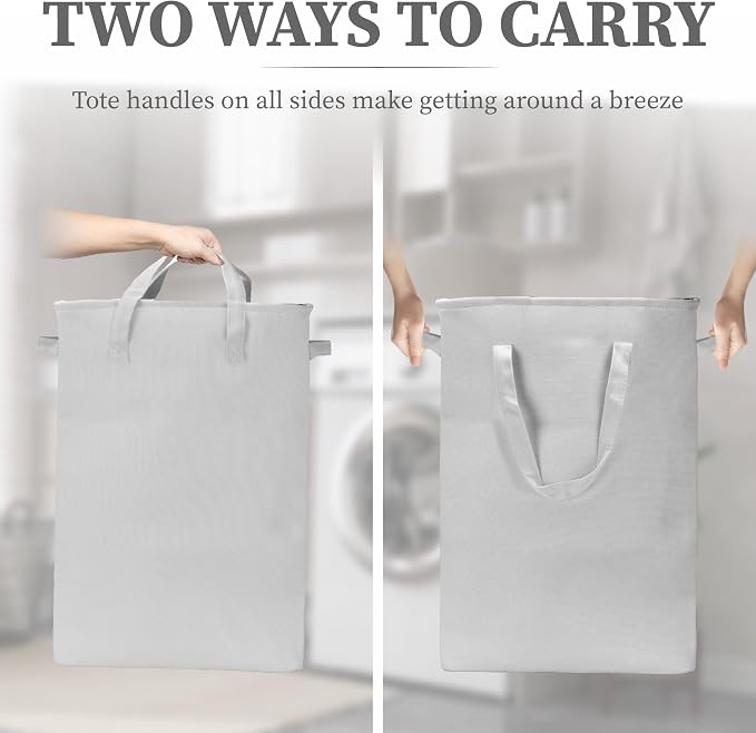 Brookstone Slim Laundry Hamper Bag - Image 4