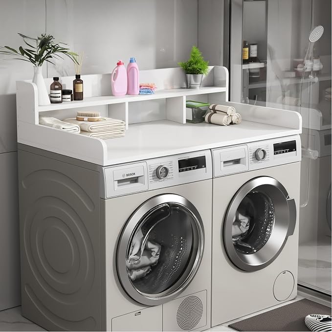 KEIKI Wooden Washer Dryer Countertop by KEIKI