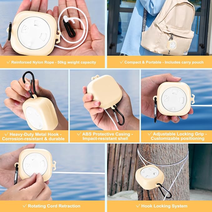 6 Pack Fodable Travel Hangers - Image 4