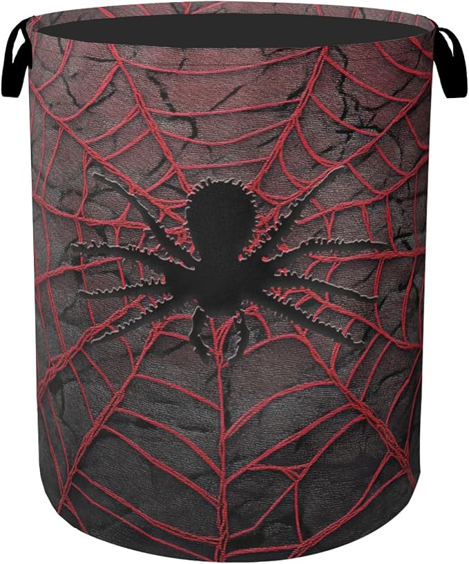 Spider Web Cool Foldable Laundry Hamper by Gearsly
