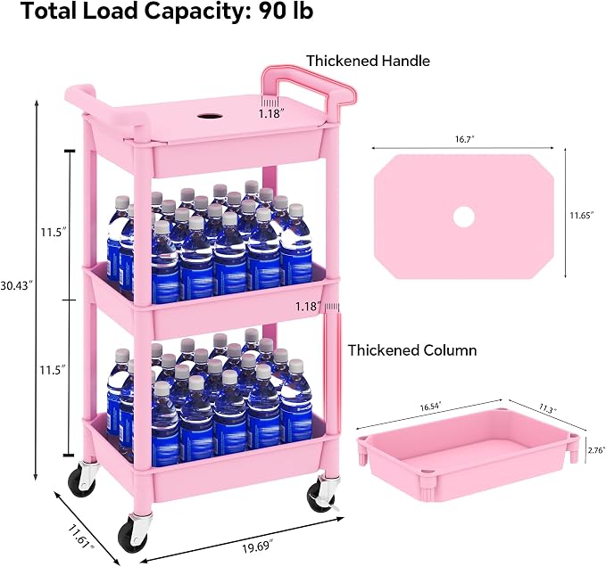 MIOCASA Utility Rolling Cart - Image 2