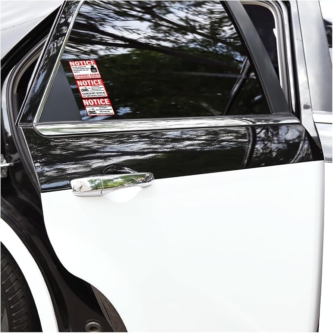 Pack 18 Pcs Notice Audio and Video Recording Sticker - Image 6
