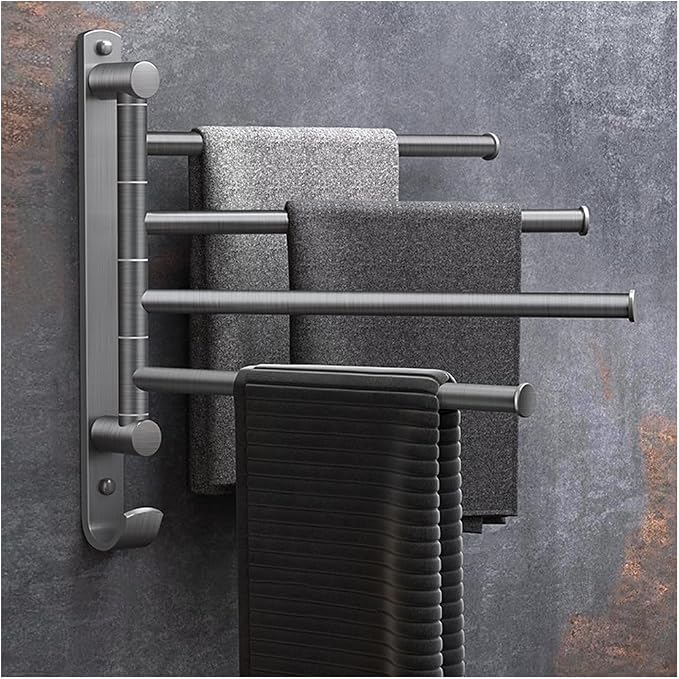 Swing Out Towel Bar Bath Towel Holder, 304 Stainless Steel Bathroom Hand Towel by Unknown