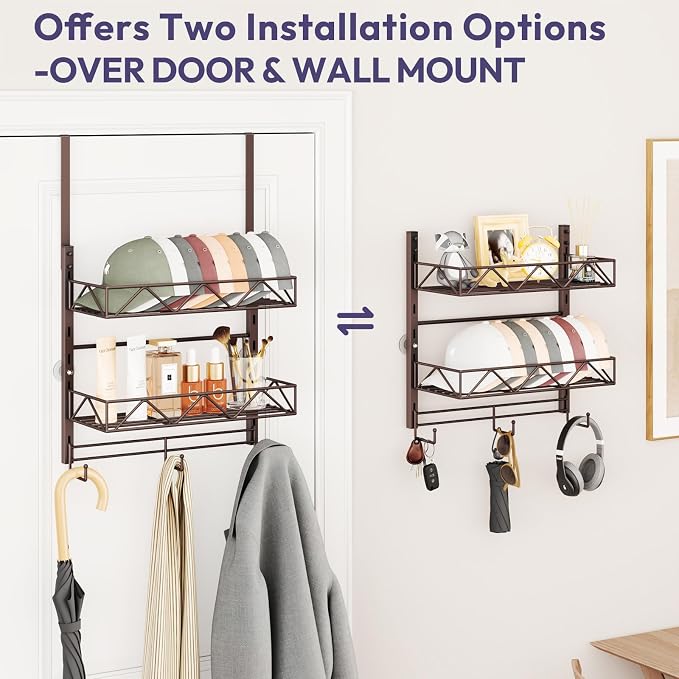SWTYMIKI Over Door Hat Organizer - Image 6