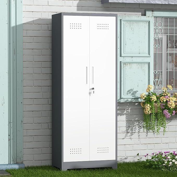 GREATMEET 65'' Metal Utility Storage Cabinet - Image 8