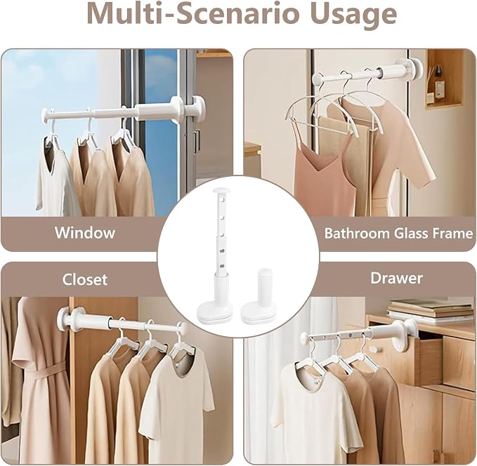 2 Pack Foldable Travel Hangers, Clothes Drying Rack - Image 4