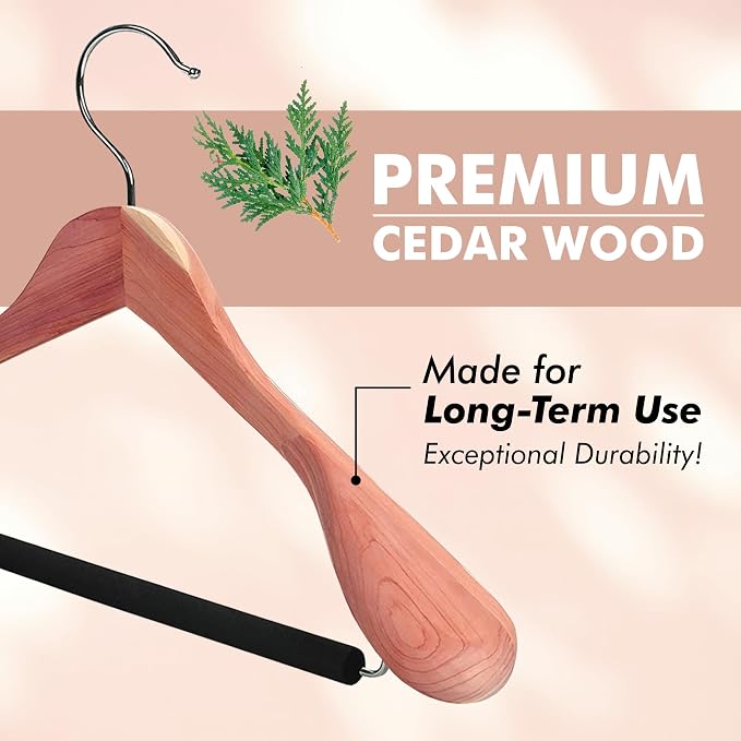 DEILSY™ Cedar Hangers for Closet - Image 2