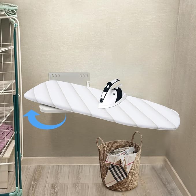Foldable Space-Saving Ironing Holder, Wall Mounted Ironing Board, 37.4 * 7.55 - Image 4
