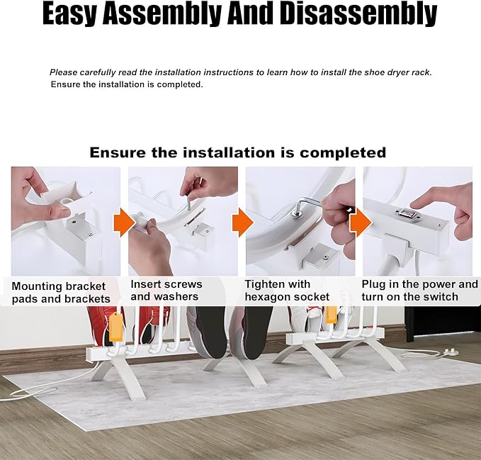 Portable Electric Shoe Dryer, Heated Shoe Dryer - Image 5