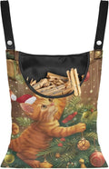 Christmas Cat Clothespin Bag by Psesaysky