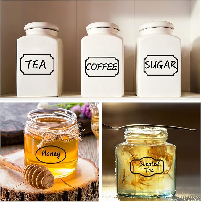 138pcs Removable Transparent Labels - Image 6