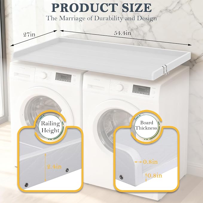 HDPE Washer Dryer Countertop, Washer and Dryer Topper - Image 4