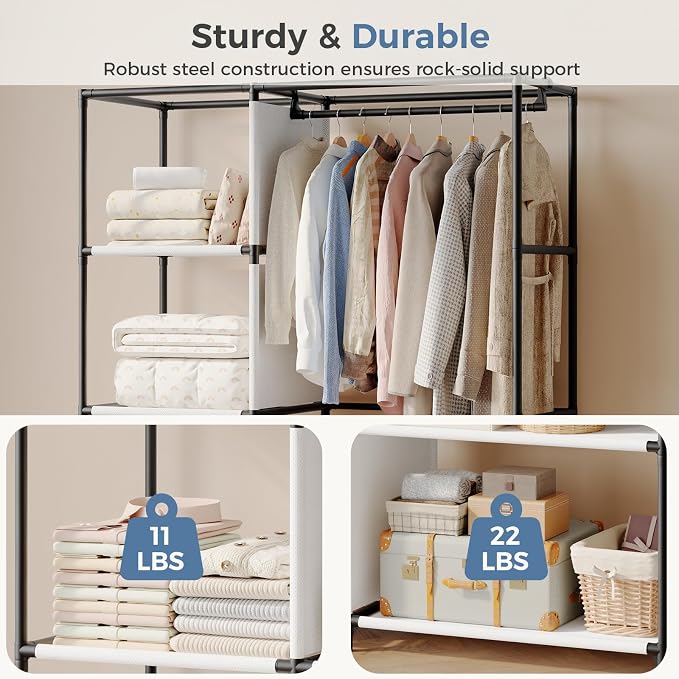 NEWBULIG Portable Fabric Clothes Rack - Image 3